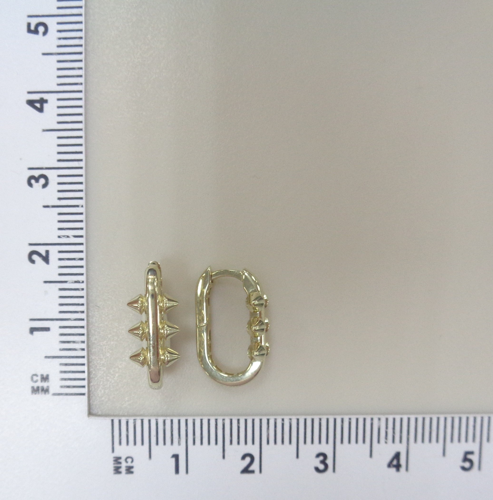 Серьги из желтого золота